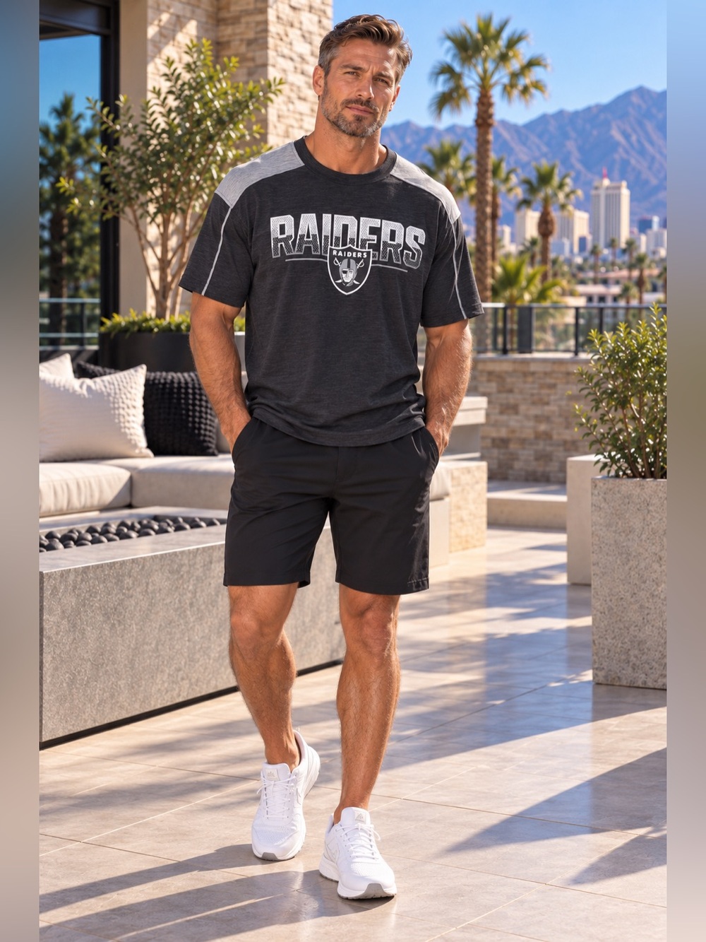 NFL Team Apparel Mens Raiders Shirt Size XL Raiders Apparel